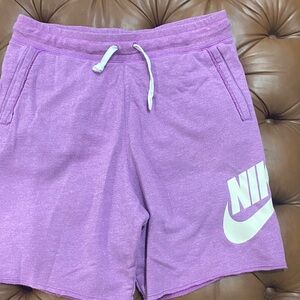 Nike Lavender Shorts with White Accents